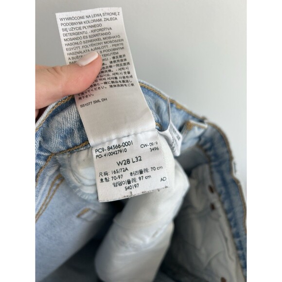 Levi’s Premium Ribcage Flare Light Jeans Size 28 - Picture 10 of 11